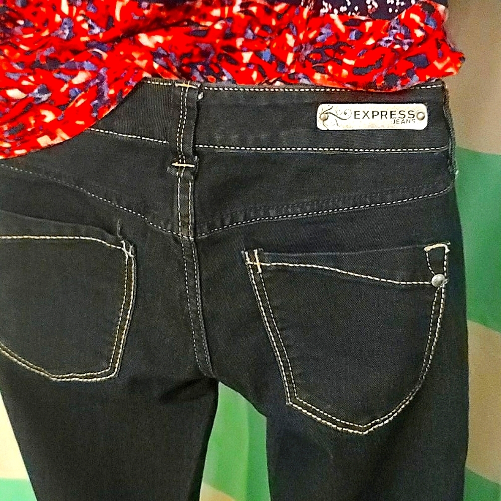 Express flare dark wash Jeans